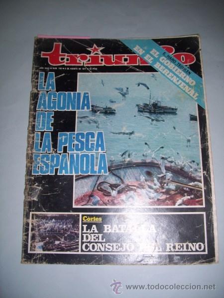 Collezionismo di Riviste e Giornali: TRIUNFO. A&ntilde;o XXXII ; N&ordm; 758 ; 6 agosto 1977