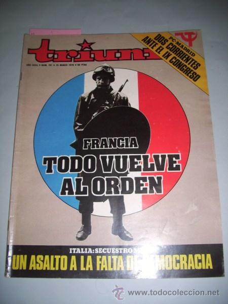 Sammeln von Zeitschriften und Zeitungen: TRIUNFO. A&ntilde;o XXXII ; N&ordm; 791 ; 25 marzo 1978