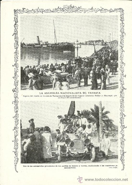 Coleccionismo de Revistas y Peri&oacute;dicos: * NACIONALISMO * CATALU&Ntilde;A * CATALUNYA * Asamblea nacionalista en Tarrasa - 1912