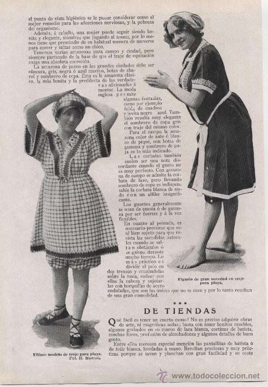 moda femenina * bañadores - circa 1912 - Compra venta todocoleccion