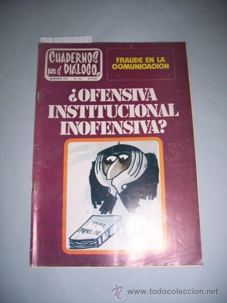 Sammeln von Zeitschriften und Zeitungen: CUADERNOS PARA EL DI&Aacute;LOGO : Revista mensual. N&uacute;m. 123 ; Diciembre 1973