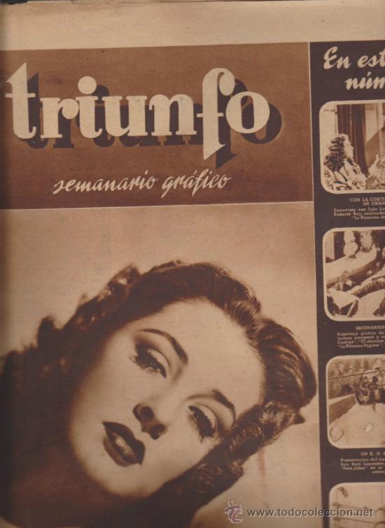 Collection Magazines and Newspapers: Triunfo n&ordm; 43. 23 de Noviembre de 1946.