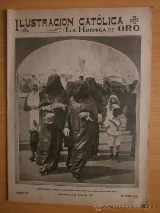 Coleccionismo de revistas y peri&oacute;dicos: LA HORMIGA DE ORO N&ordm;25.1917.FIESTAS-SAN SEBASTIAN Y GRANADA,CATEQUESIS DE LUGO,BARCELONA.