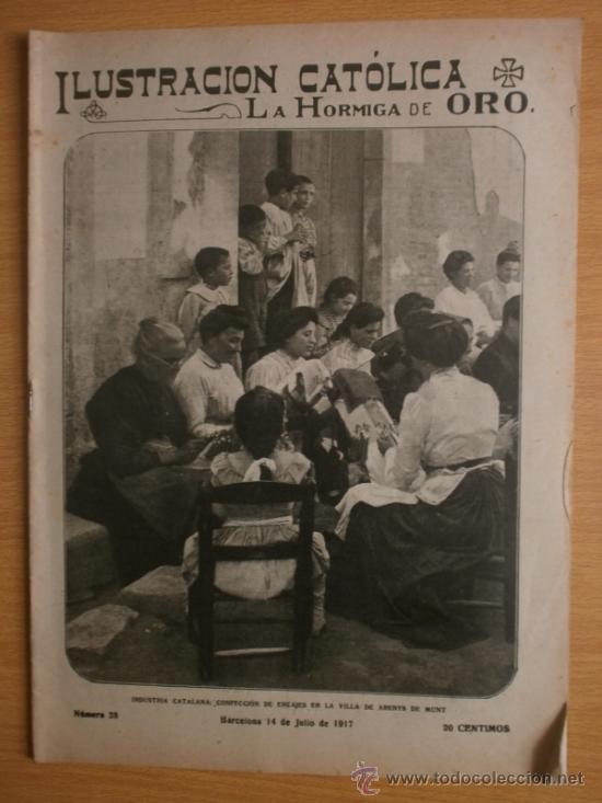 Coleccionismo de revistas y peri&oacute;dicos: LA HORMIGA DE ORO N&ordm;28.1917.BARCELONA,TARRASA,BARCELONA,NOTAS DE ACTUALIDAD.