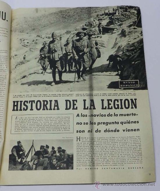 Coleccionismo de revistas y peri&oacute;dicos: MUNDO HISPANICO. N&ordm; 73. ABRIL 1954. - GHISTORIA DE LA LEGION, SEMANA SANTA EN MALAGA, SEVILLA EN EL