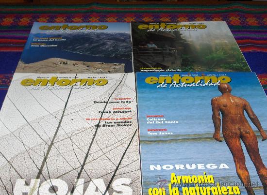 Sammeln von Zeitschriften und Zeitungen: ENTORNO DE ACTUALIDAD 55, 57, 63 Y 72. A&Ntilde;O 2000. BUEN ESTADO.