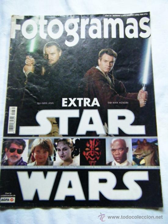 Coleccionismo de Revistas y Peri&oacute;dicos: STAR WARS REVISTA FOTOGRAMAS 1999