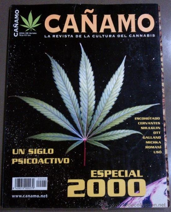 Collezionismo di Riviste e Giornali: Revista C&Aacute;&Ntilde;AMO N&uacute;mero especial 2000 UN SIGLO PSICOACTIVO (S&oacute;lo adultos) !