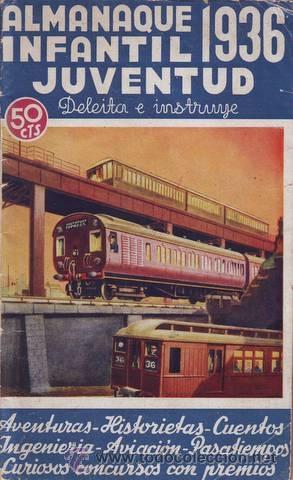 Coleccionismo de revistas y peri&oacute;dicos: ALMANAQUE INFANTIL JUVENIL 1936. Deleita e instruye.