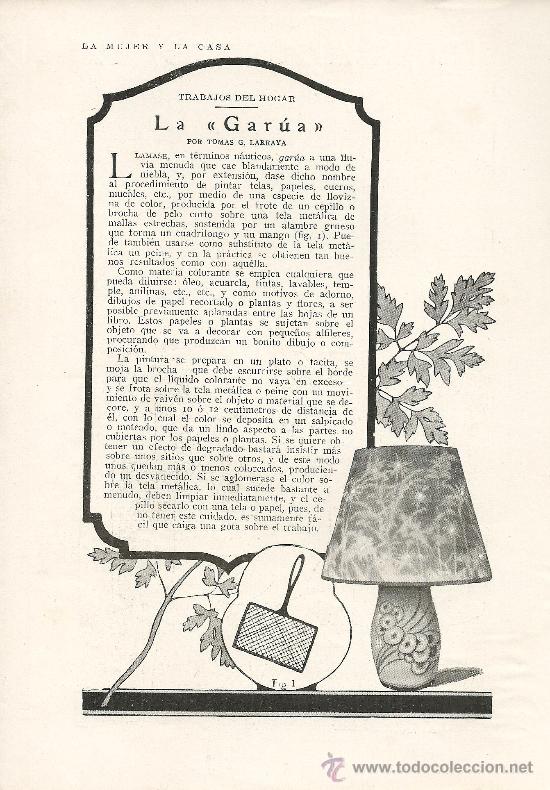 Collezionismo di Riviste e Giornali: *  LABORES * La gar&uacute;a - 1926