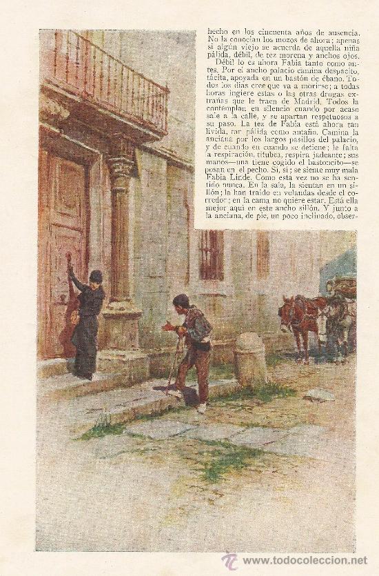 Coleccionismo de Revistas y Peri&oacute;dicos: Fabia Linde / cuento de Azor&iacute;n con dibujos de Regidor  - 1927