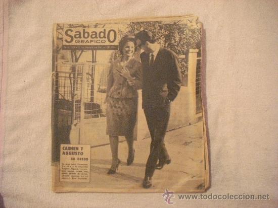 Coleccionismo de Revistas y Peri&oacute;dicos: SABADO GRAFICO  N&ordm; 228  1961 CARMEN SEVILLA SE CASA