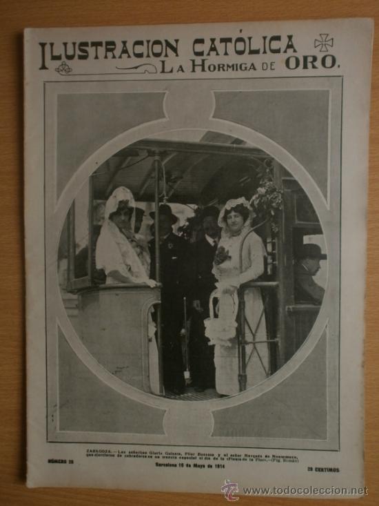 Coleccionismo de revistas y peri&oacute;dicos: LA HORMIGA DE ORO N&ordm; 28, 1914 REUS Y SABADELL, HUELGA MARITIMA, VALENCIA - ZARAGOZA - FIESTA, MADRID