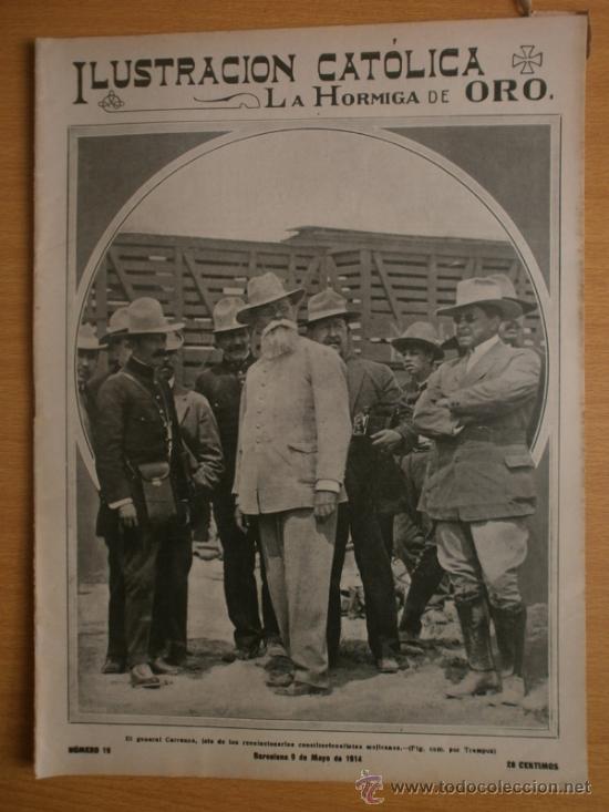 Coleccionismo de revistas y peri&oacute;dicos: LA HORMIGA DE ORO N&ordm;19.1914.MONTSERRAT-ASAMBLEA,CENTENARIO TERESIANO,HOMENAJE-ESCALANTE,VITORIA.