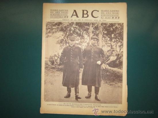 Coleccionismo de revistas y peri&oacute;dicos: Diario ilustrado ABC- 5 de noviembre de 1939 (Madrid) A&ntilde;o trigesimosegundo n&ordm; 10515
