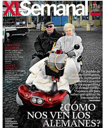 Coleccionismo de Revistas y Peri&oacute;dicos: XL SEMANAL N&ordm; 1316 &middot; DEL 13 AL 19 ENERO 2013 - PORTADA: &iquest;COMO NOS VEN LOS ALEMANES? - 74 p&aacute;ginas -