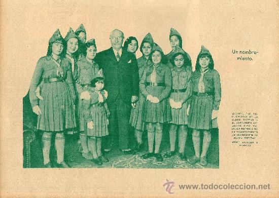 Coleccionismo de revistas y peri&oacute;dicos: D. Alejandro Lerroux con las Legionarias de la Salud  - 1932