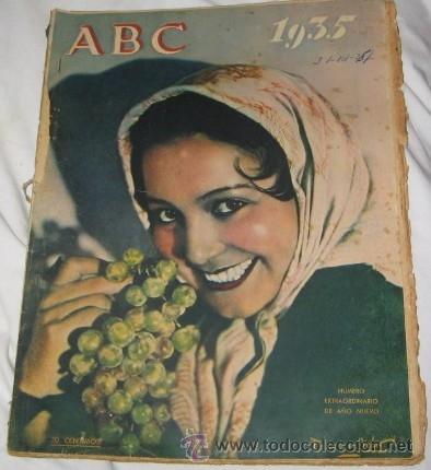 Coleccionismo de revistas y peri&oacute;dicos: REVISTA ABC, N&ordm; EXTRAORDINARIO DE A&Ntilde;O NUEVO, DE 1935