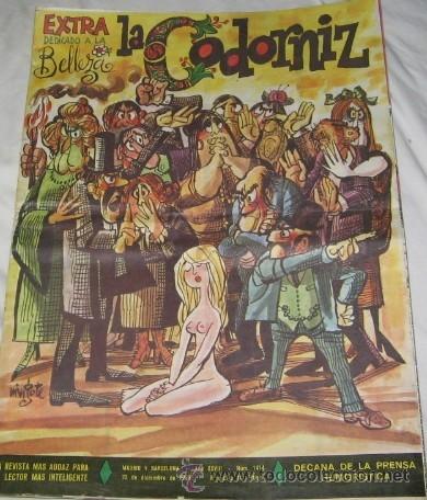 Coleccionismo de Revistas y Peri&oacute;dicos: LA CODORNIZ N&ordm; 1414 EXTRA DEDICADO A LA BELLEZA, DE 1968