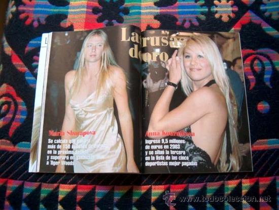 Coleccionismo de revistas y peri&oacute;dicos: DIVA/ ANNA KOURNIKOVA, MARIA SHARAPOVA, MANUEL CARRASCO, LEONARDO DI CAPRIO, LETIZIA, PAULINA RUBIO