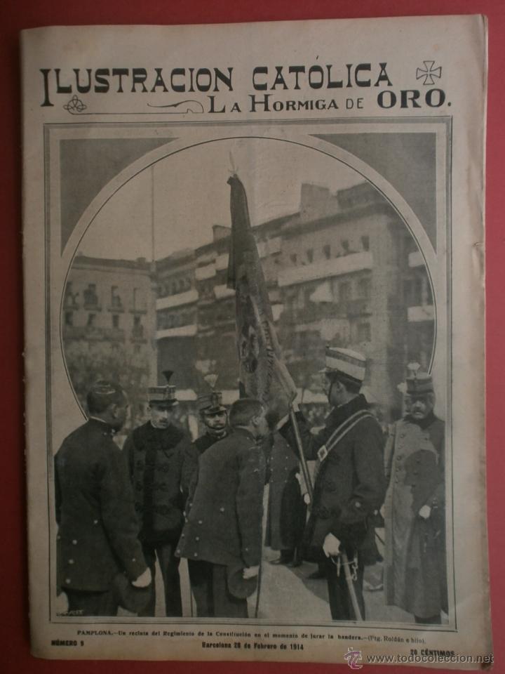 Coleccionismo de revistas y peri&oacute;dicos: LA HORMIGA DE ORO N&ordm;9.1914.EL FARO DE SAN SEBASTIAN,VALENCIA,BARCELONA Y TARRASA,PARIS-EXPOSICION.