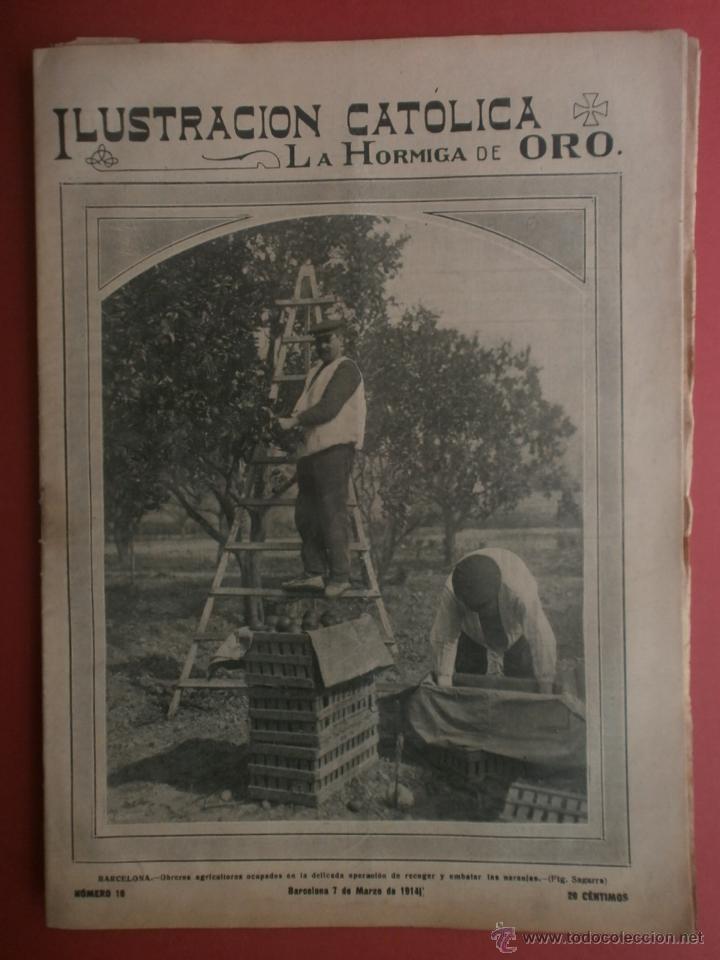 Coleccionismo de revistas y peri&oacute;dicos: LA HORMIGA DE ORO N&ordm;10.1914.SUCESOS DE VALENCIA,MARRUECOS,MELILLA,JERUSALEN,SENTMENAT,ROMERIA.