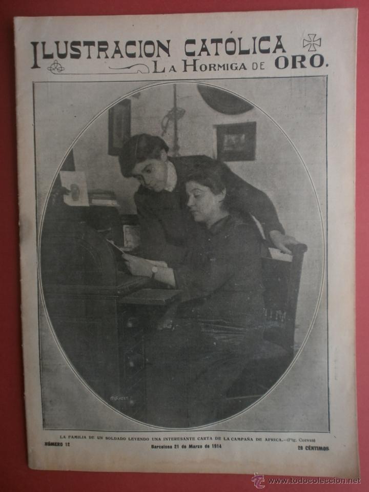 Coleccionismo de revistas y peri&oacute;dicos: LA HORMIGA DE ORO N&ordm;12.1914.CARDENAL ALEMAN KOOP,BERLIN,MADRID,PARIS-MANIFESTACION PATRIOTICA.