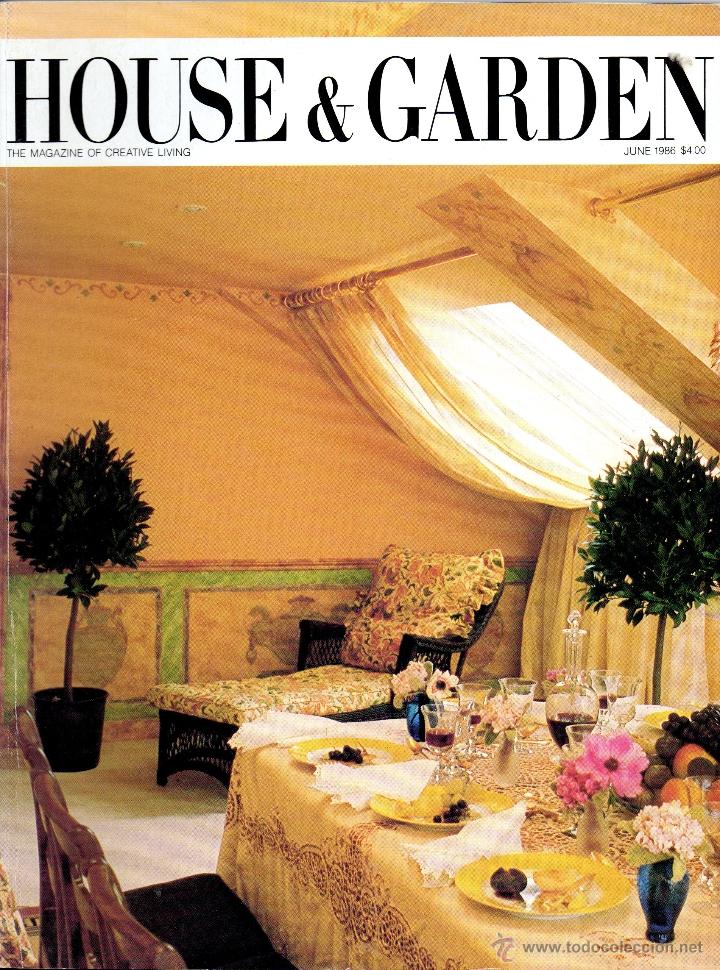 Sammeln von Zeitschriften und Zeitungen: REVISTA HOUSE & GARDEN.
