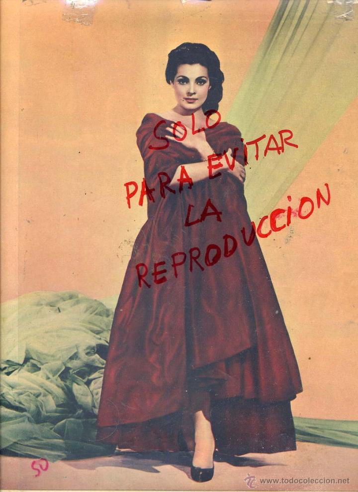 Coleccionismo de Revistas y Peri&oacute;dicos: CARMEN SEVILLA 1957 FELICES NAVIDADES HOJA REVISTA