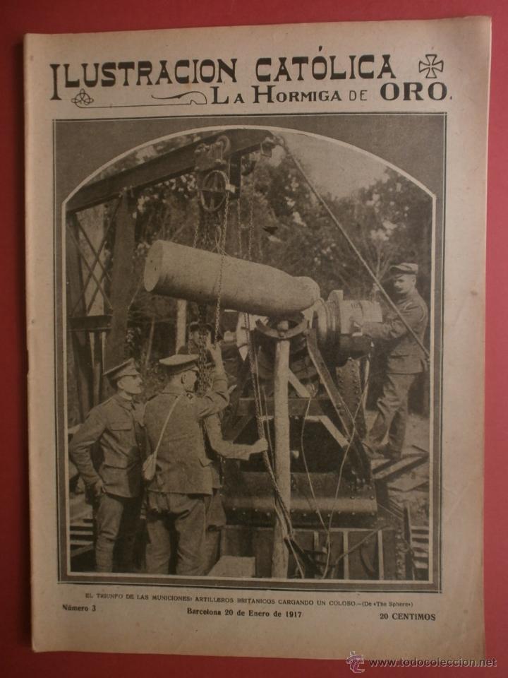 Coleccionismo de revistas y peri&oacute;dicos: LA HORMIGA DE ORO N&ordm;3.1917.SABADELL-EXPOSICION,CORDOBA,SPORT,VALENCIA Y MARRUECOS,NOTAS ASTURIANAS.