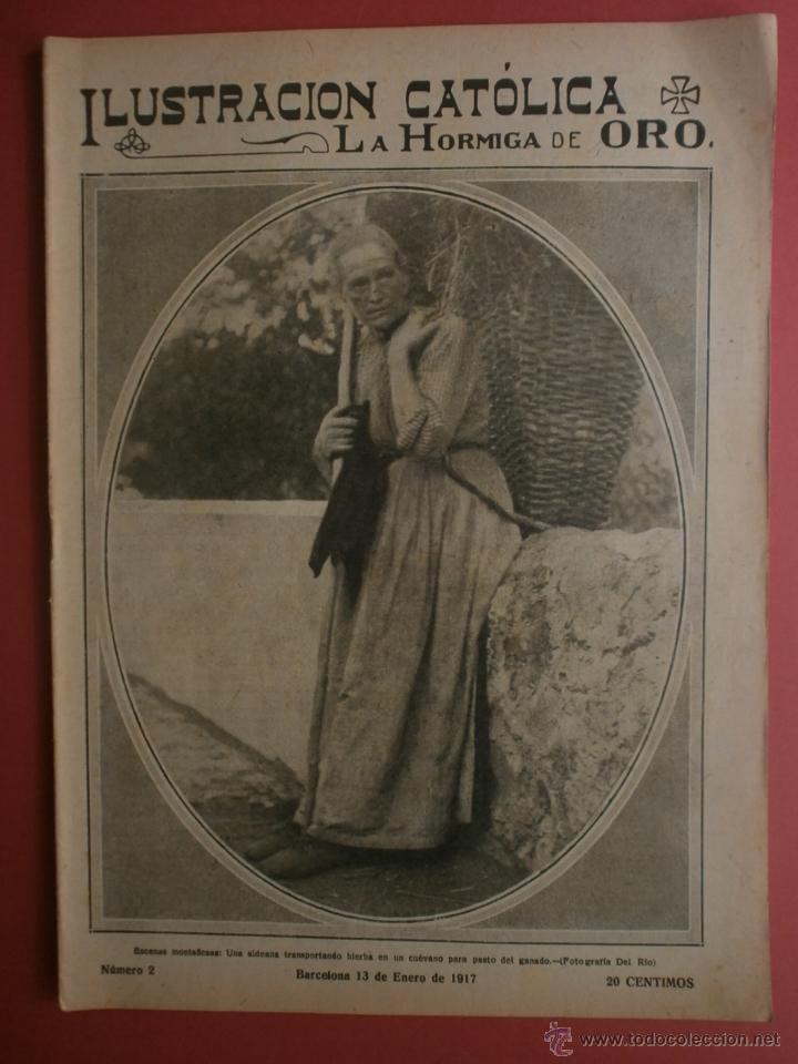 Coleccionismo de revistas y peri&oacute;dicos: LA HORMIGA DE ORO N&ordm;2.1917.MELILLA,GRANADA,FIESTA DE LOS REYES-MADRID-BARCELONA,GERONA,BALEARES.