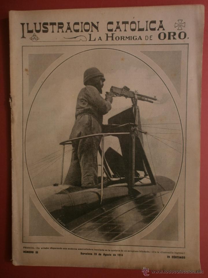 Coleccionismo de revistas y peri&oacute;dicos: LA HORMIGA DE ORO N&ordm;3.1914.PAPA PIO X,MOYA-FIESTA DEL ARBOL,DEVA-FIESTA DE SAN ROQUE,MARRUECOS.