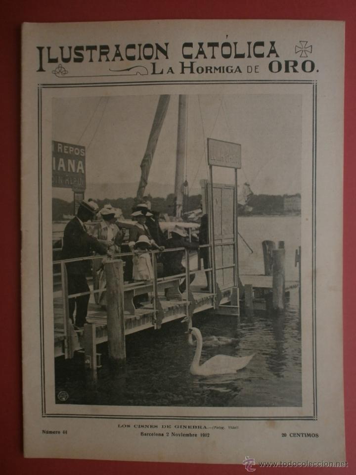 Coleccionismo de revistas y peri&oacute;dicos: LA HORMIGA DE ORO N&ordm;44.1912.SEVILLA,BENIGANIM-INAUGURACION DE UN ASILO,BILBAO,PAMPLONA-MUSEO.
