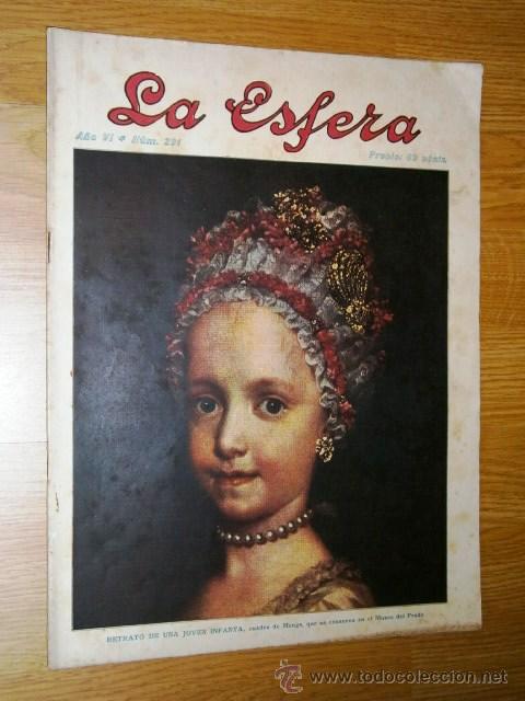 Coleccionismo de revistas y peri&oacute;dicos: Revista La Esfera N&ordm;291 (A&ntilde;o VI) de 26 de Julio de 1919 en Madrid