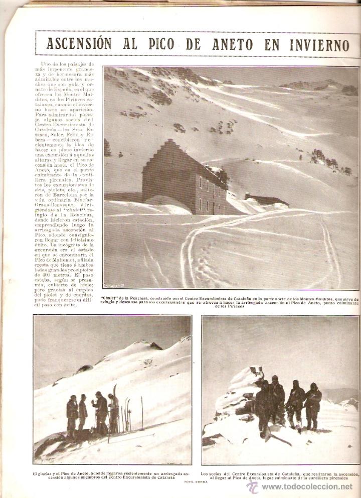 Colecionismo de Revistas e Jornais: A&Ntilde;O 1922 FUTBOL EQUIPO BARCANONE ASCENSION ANETO CHALET LA RENCLUSA COMPA&Ntilde;IA COCHES CAMAS MADRID