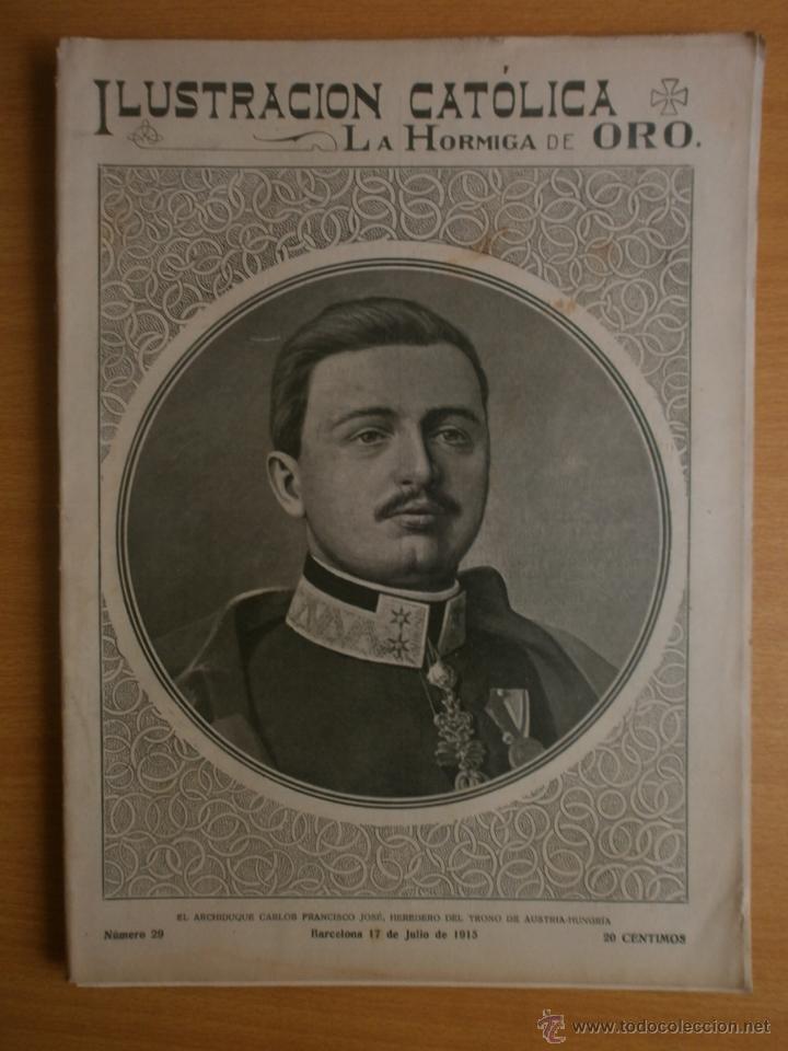 Coleccionismo de revistas y peri&oacute;dicos: LA HORMIGA DE ORO N&ordm;29.1915.MONTSERRAT-CONGRESO LITURGICO,TARRASA-FIESTA MAYOR,GUIPUZCOA-MONASTERIO.