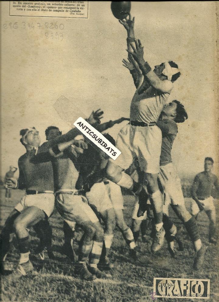 Coleccionismo de revistas y peri&oacute;dicos: REVISTA A&Ntilde;O 1931 ESQUI FEMENINO ESTACION DE ESQUI DE LA MOLINA RUGBY SAMBOYA BARCELONA