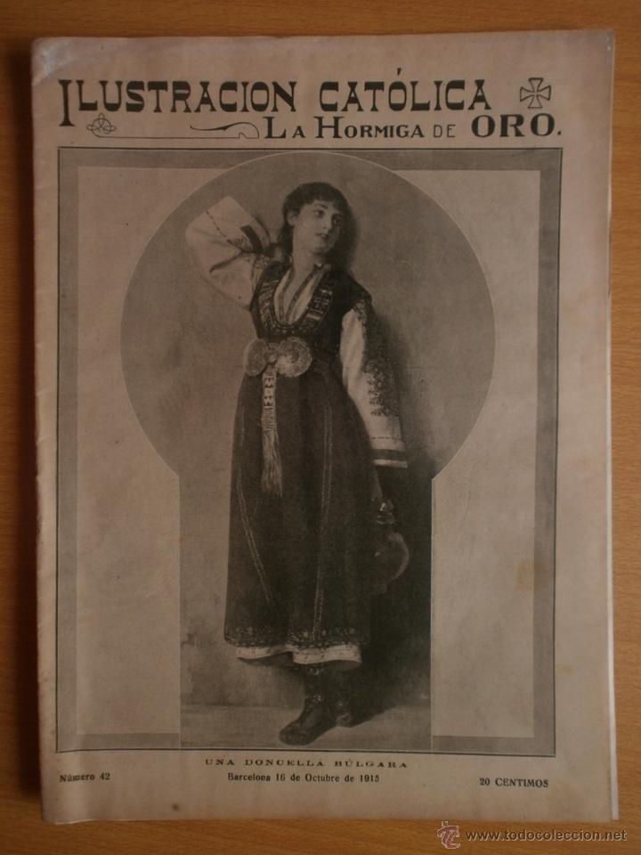 Coleccionismo de revistas y peri&oacute;dicos: LA HORMIGA DE ORO N&ordm;42.1915.BARCELONA-MANIFESTACION,SAN SEBASTIAN-JOSE M&ordf; USANDIZAGA,MADRID.
