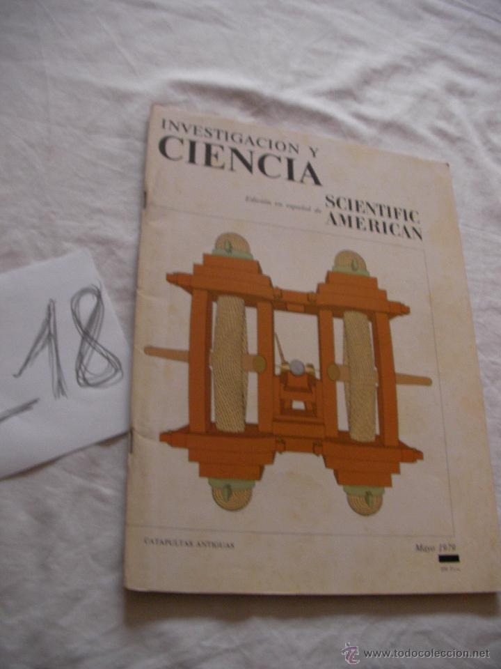 Sammeln von Zeitschriften und Zeitungen: ANTIGUA REVISTA INVESTIGACION Y CIENCIA - SCIENTIFIC AMERICAN - A&Ntilde;OS 70 - ENVIO GRATIS A ESPA&Ntilde;A