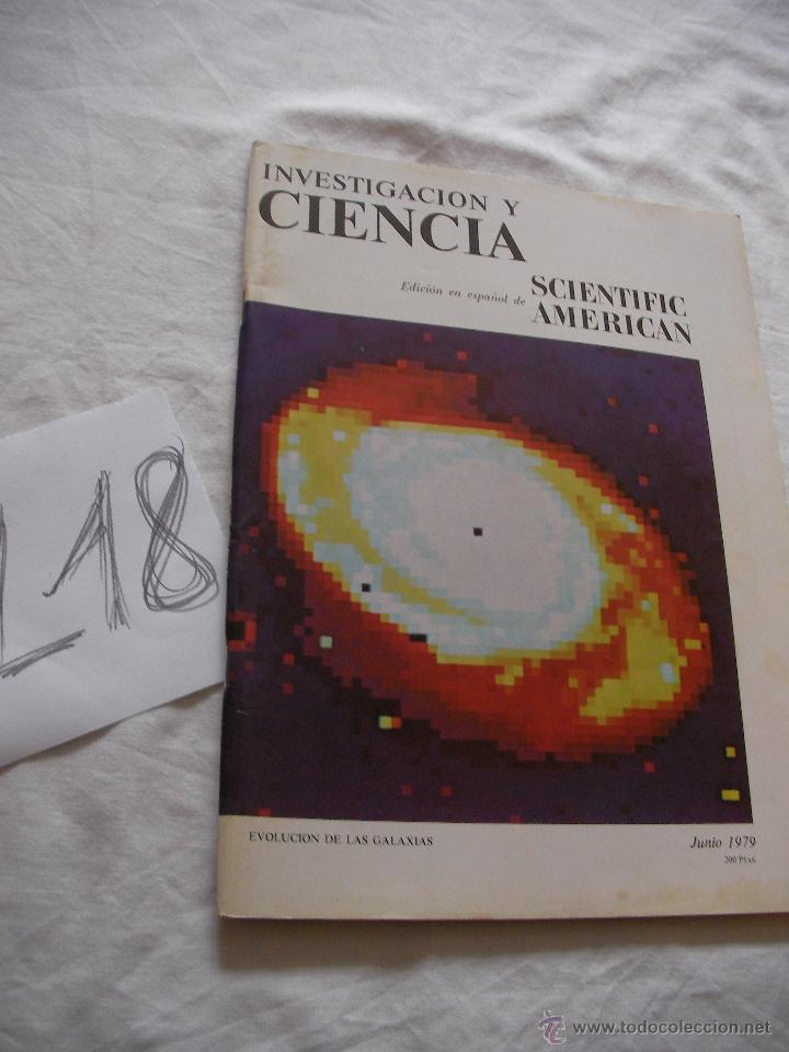 Collezionismo di Riviste e Giornali: ANTIGUA REVISTA INVESTIGACION Y CIENCIA - SCIENTIFIC AMERICAN - A&Ntilde;OS 70 - ENVIO GRATIS A ESPA&Ntilde;A