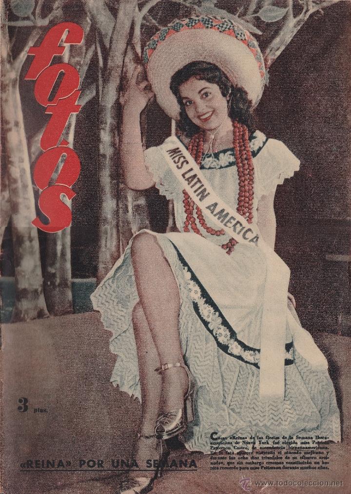 Coleccionismo de Revistas y Peri&oacute;dicos: REVISTA FOTOS  &middot;&middot;&middot;  REINA POR UNA SEMANA