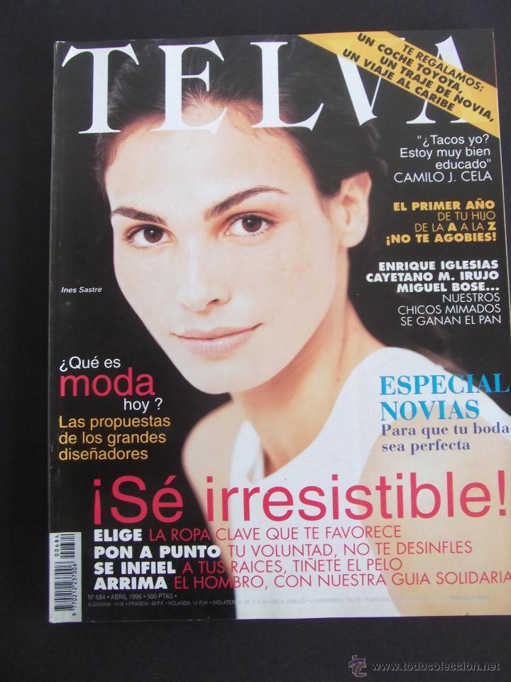 Coleccionismo de revistas y peri&oacute;dicos: revista telva a&ntilde;o 1996 n 684 ines sastre camilo jose cela