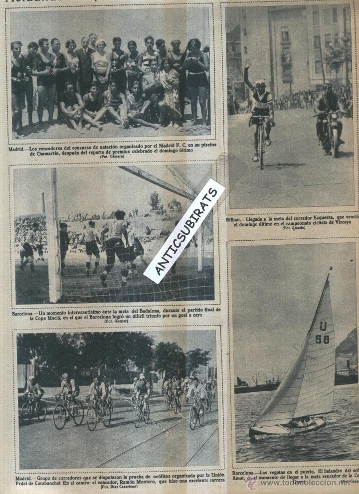 Collection Magazines and Newspapers: REVISTA ANY 1931 CATALANISME BANC DE CATALUNYA COPA MACIA DE FUTBOL F.C. BARCELONA BAR&Ccedil;A