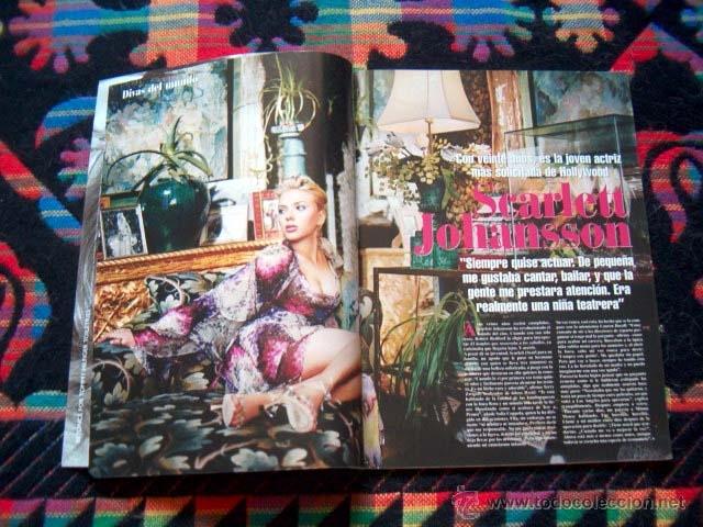 Coleccionismo de Revistas y Peri&oacute;dicos: REVISTA DIVA / SCARLETT JOAHANSSON, SILVIA ABASCAL, LORENA BERNAL, CALISTA FLOCKHART, HARRISON FORD