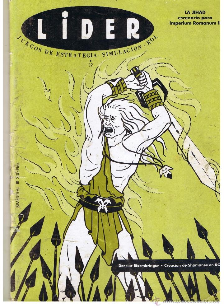 Coleccionismo de Revistas y Peri&oacute;dicos: LIDER. JUEGOS DE ESTRATEGIA. SIMULACION. ROL. NUMERO 19