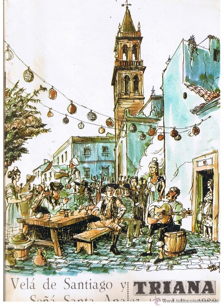 Coleccionismo de Revistas y Peri&oacute;dicos: TRIANA. VEL&Aacute; DE SANTIAGO Y SE&Ntilde;&Aacute; SANTA ANA. 23 AL 27 JULIO, 1980