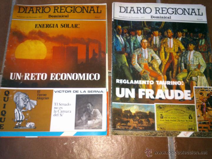 Collectionnisme de Revues et Journaux: SUPLEMENTO DOMINICAL DE DIARIO REGIONAL VALLADOLID.1977/78.fotos,art&iacute;culos.