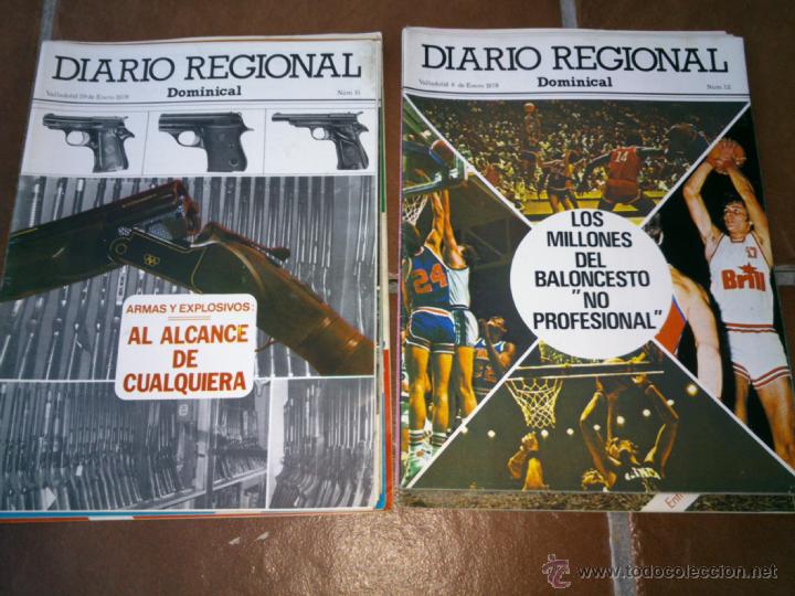 Collectionnisme de Revues et Journaux: SUPLEMENTO DOMINICAL DE DIARIO REGIONAL VALLADOLID.1977/78.fotos,art&iacute;culos.