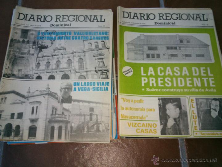 Collectionnisme de Revues et Journaux: SUPLEMENTO DOMINICAL DE DIARIO REGIONAL VALLADOLID.1977/78.fotos,art&iacute;culos.