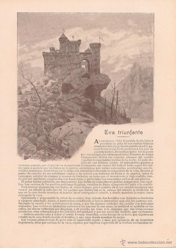 Collezionismo di Riviste e Giornali: Eva triunfante  / cuento de Rafael Torrom&eacute; - 1903
